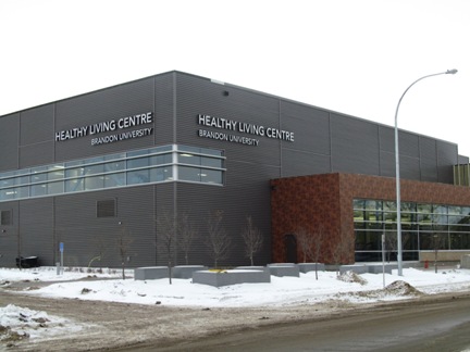 The Healthy Living Centre at Brandon University. (Brady Knight / The Quill)