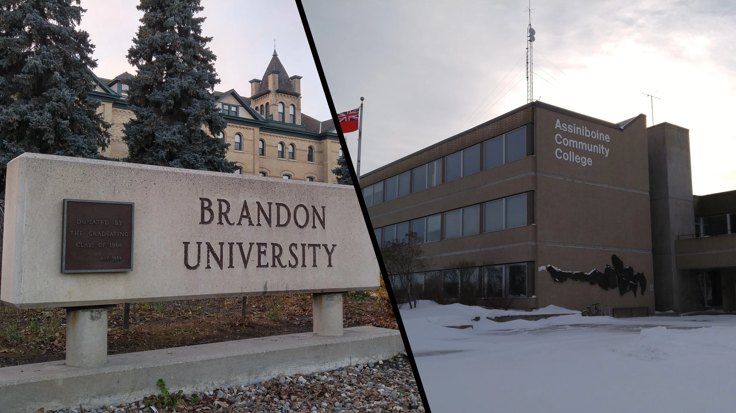 BU’s campus and ACC’s main campus (Victoria Ave.) (Logan Praznik/The Quill)