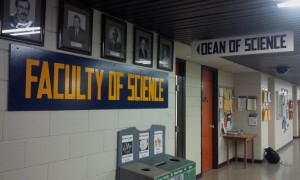 Faculty of Science office. (Logan Praznik / The Quill)