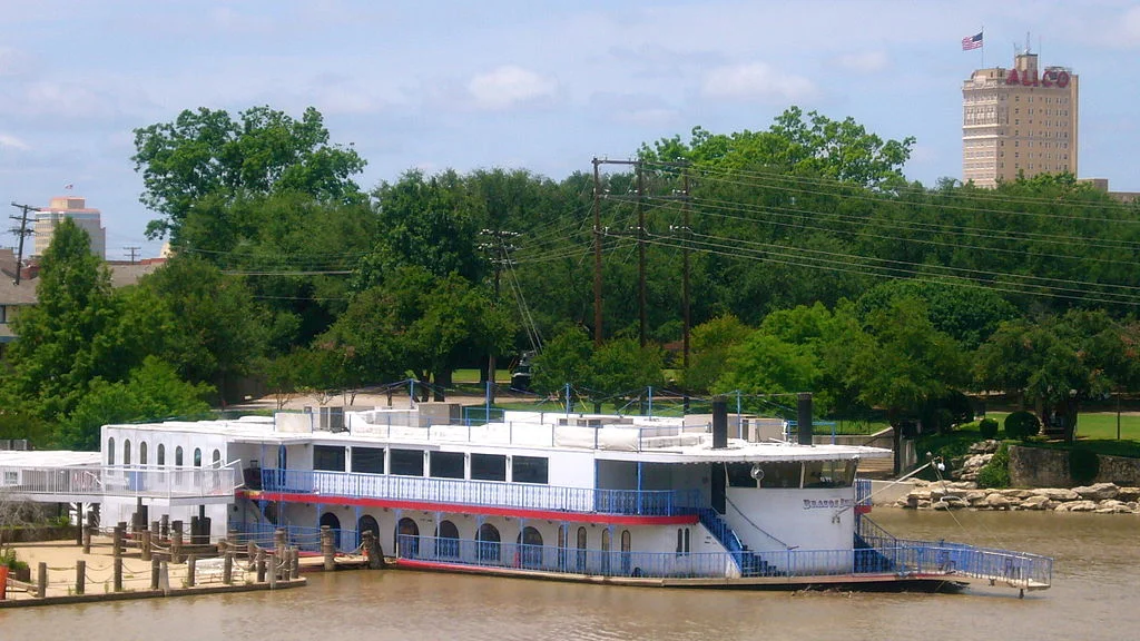 The Brazos Belle moored in 2008