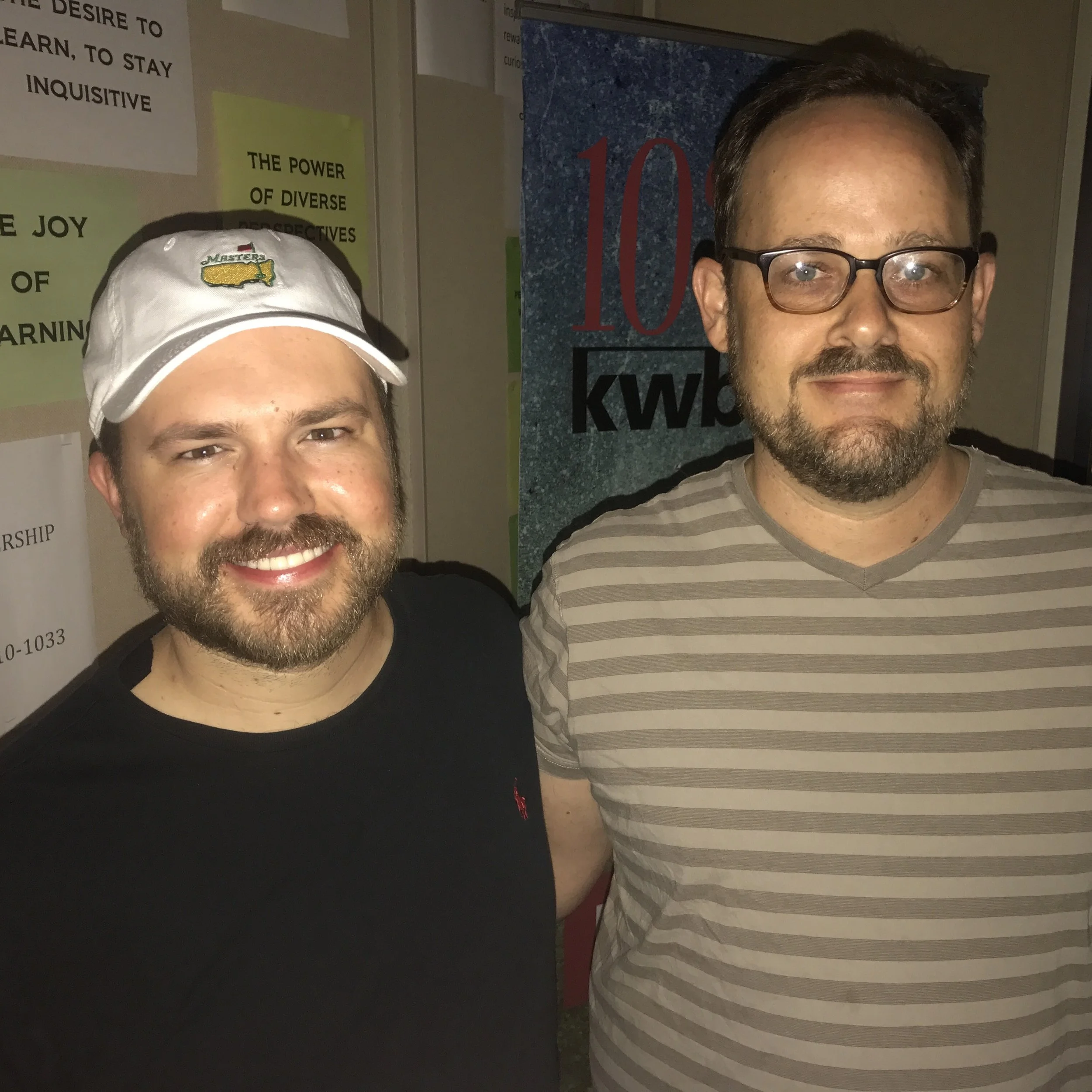 Dowtown Depot host Austin Meek with J.B. Smith