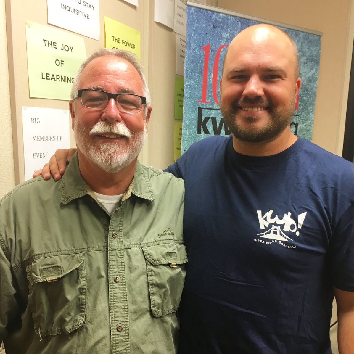 Jimmy Dorrell with host Austin Meek