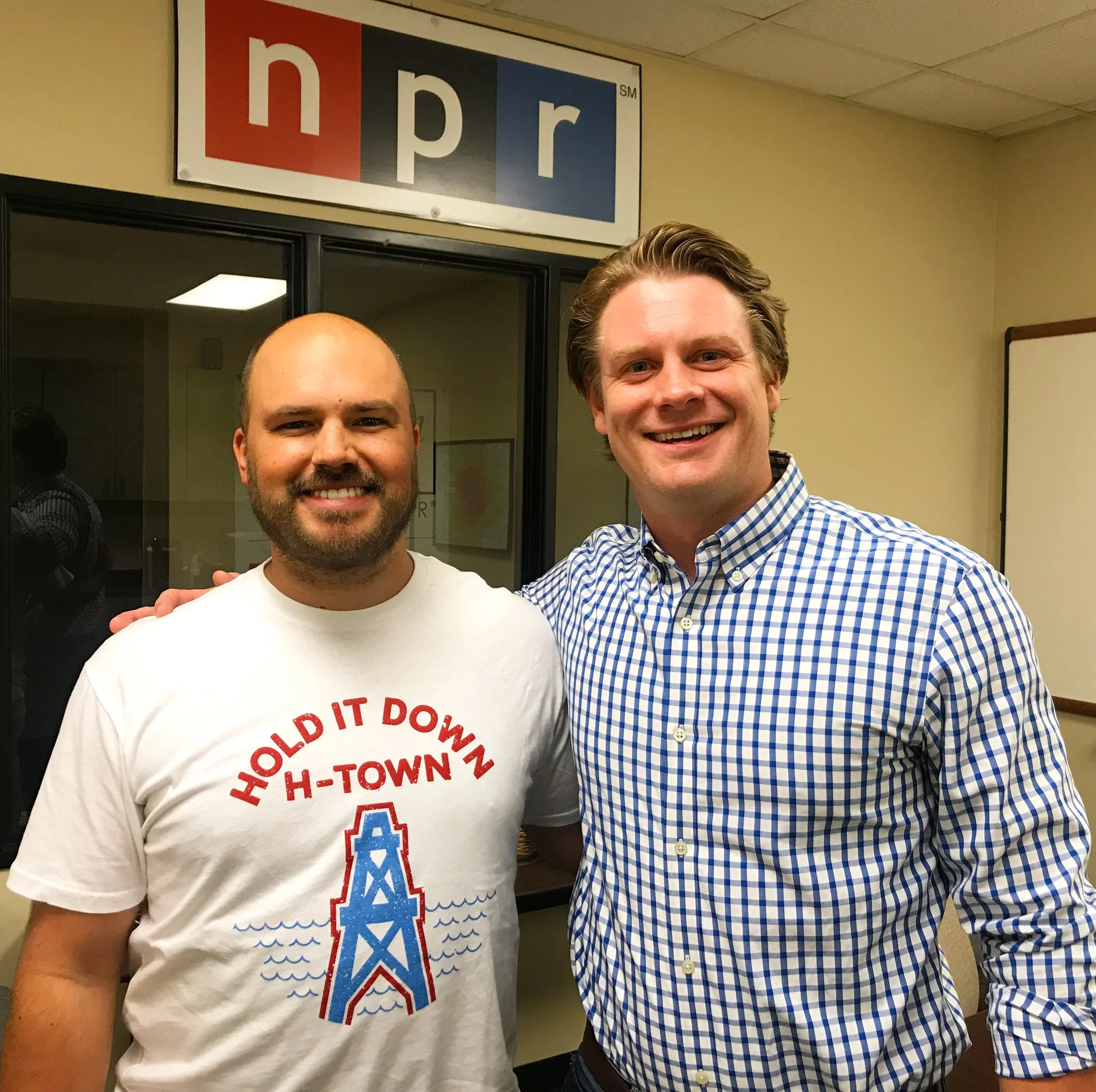 Host Austin Meek with Marshall Stewman
