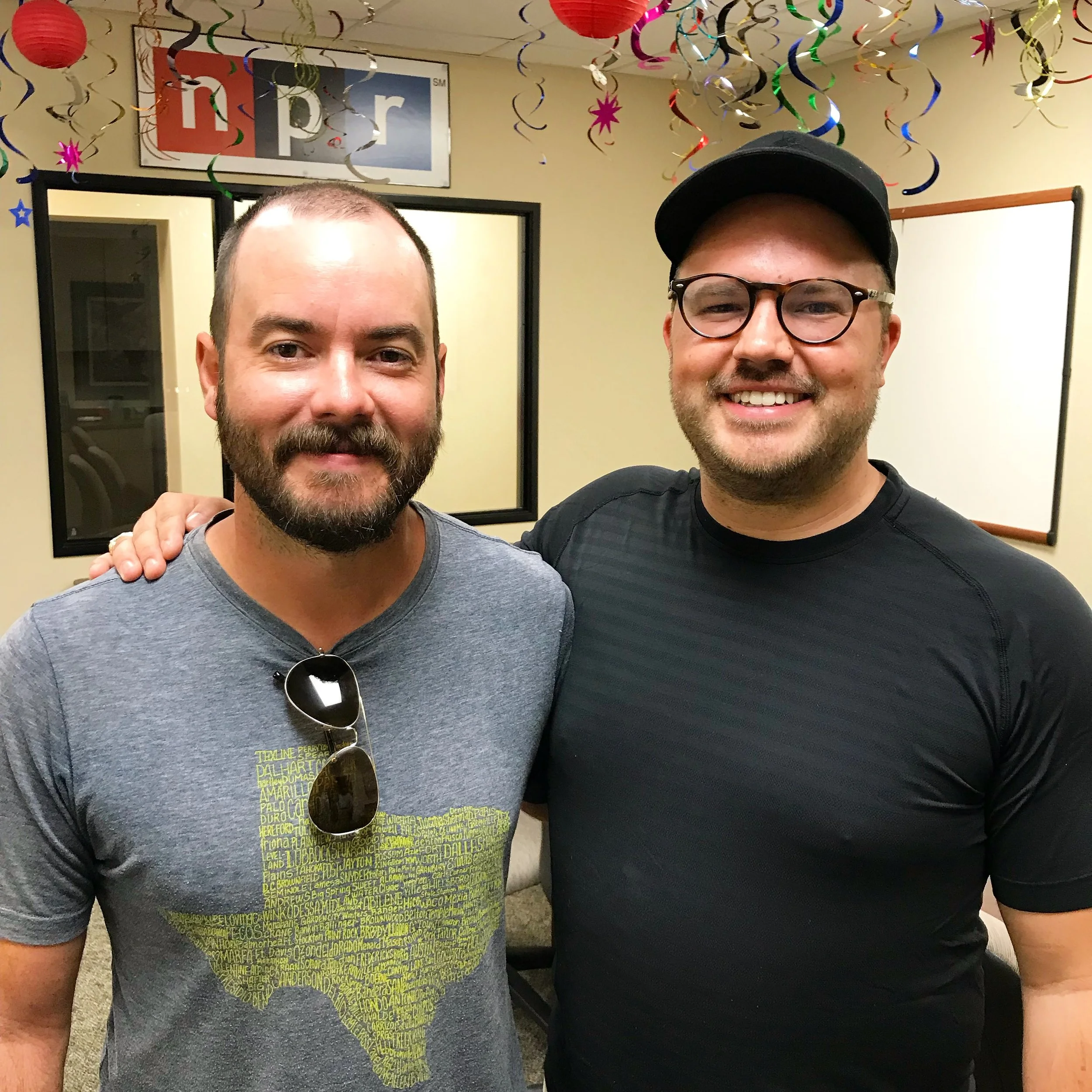 Reid Guess with show host Austin Meek
