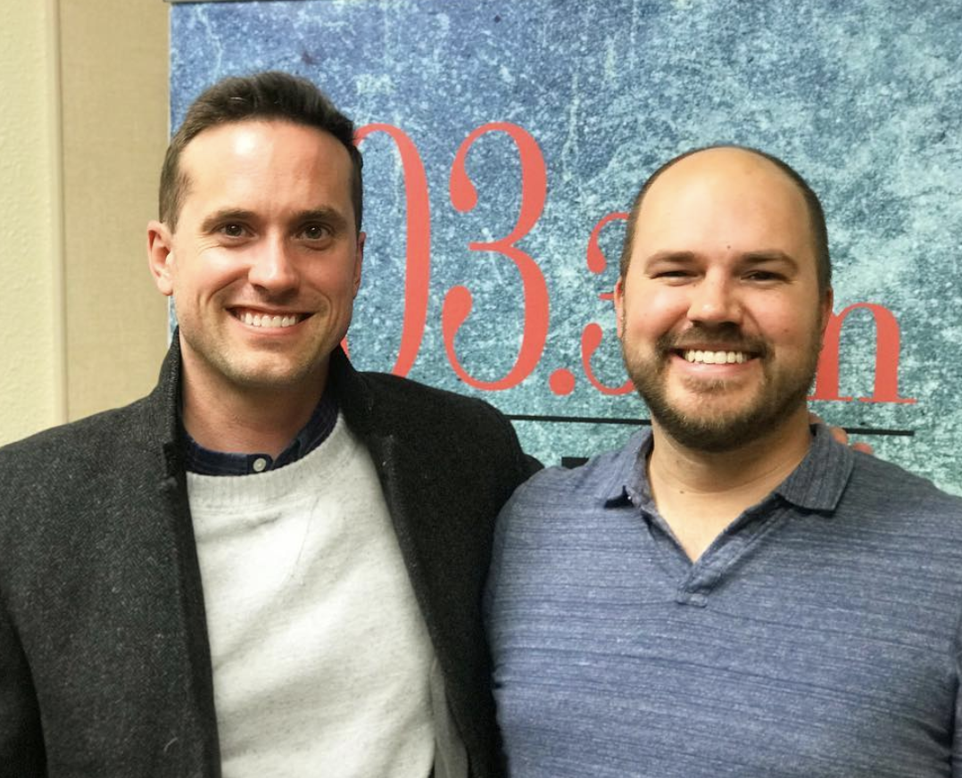 Dillon Meek with show host Austin Meek