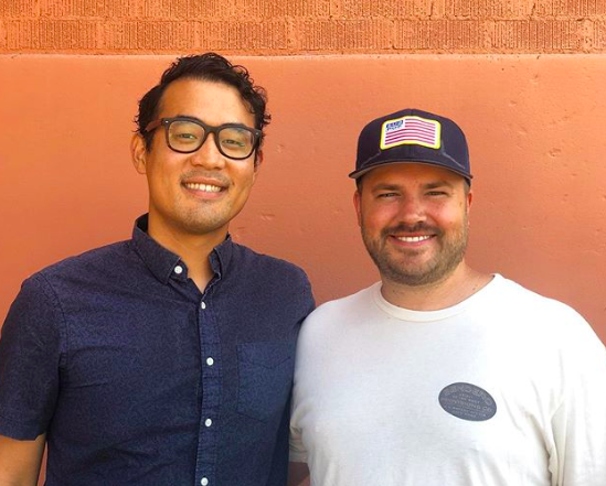 Devin Li with show host Austin Meek