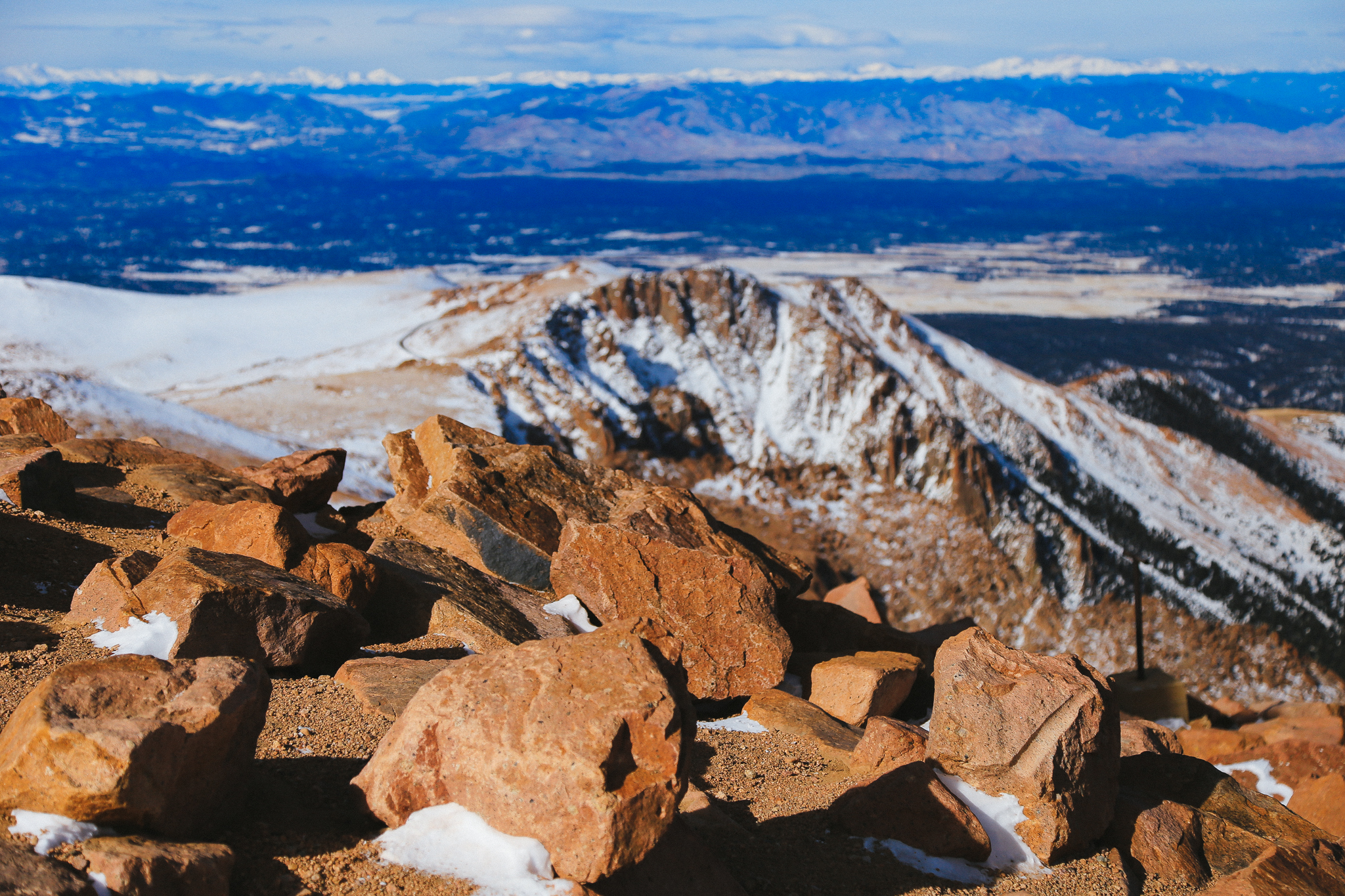 pikes peak. colorado springs, co. 2016.