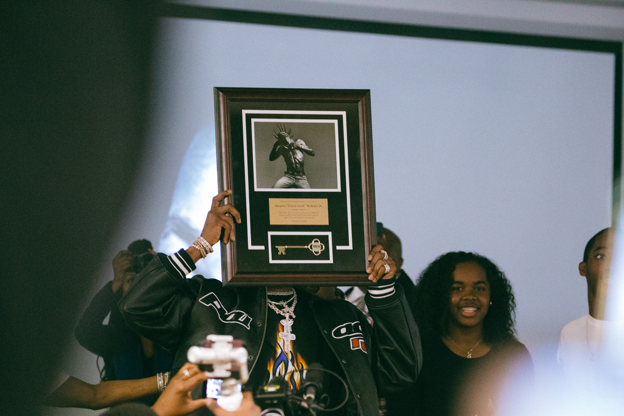 TRAVIS SCOTT. KEY TO MISSOURI CITY CEREMONY. 2018.