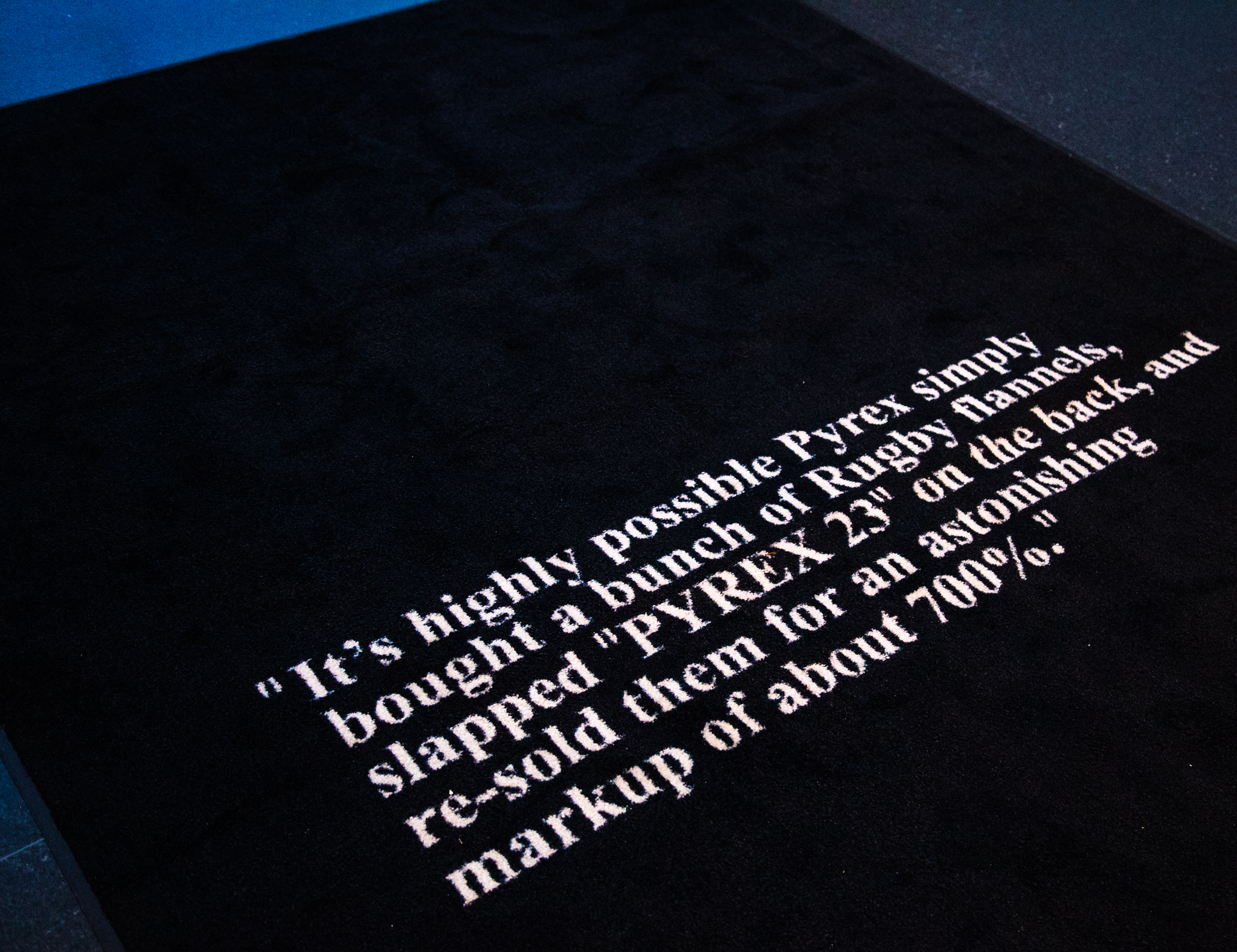 "FIGURES OF SPEECH" BY VIRGIL ABLOH. MCA. CHICAGO, IL. 2019.