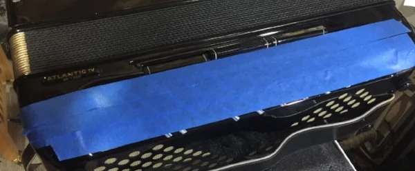 USE Clear packing tape or masking tape
