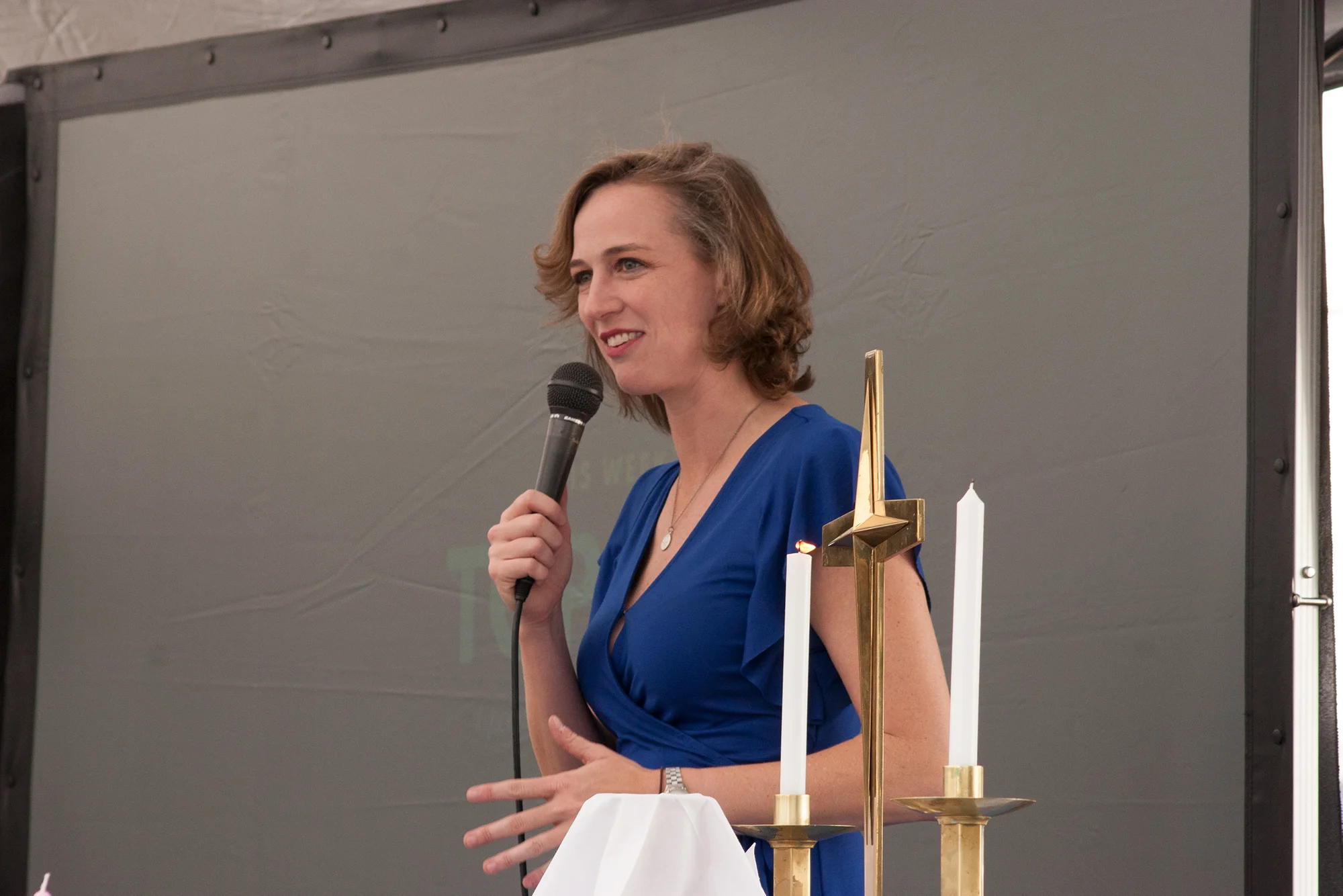 Mandy preaching.jpg