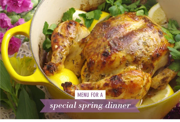 Apr 6, 2017 - A Menu for a Spring Dinner
