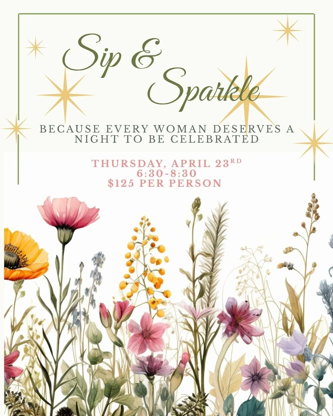 SIP & SPARKLE: Because Every Woman Deserves a Night to be Celebrated!
