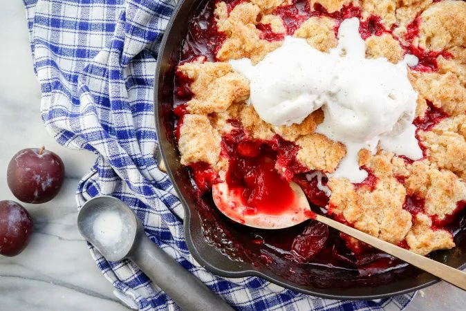 Plum Cobbler