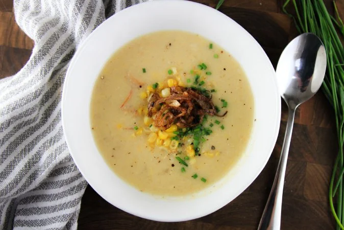 Chicken, Corn and Coconut Soup