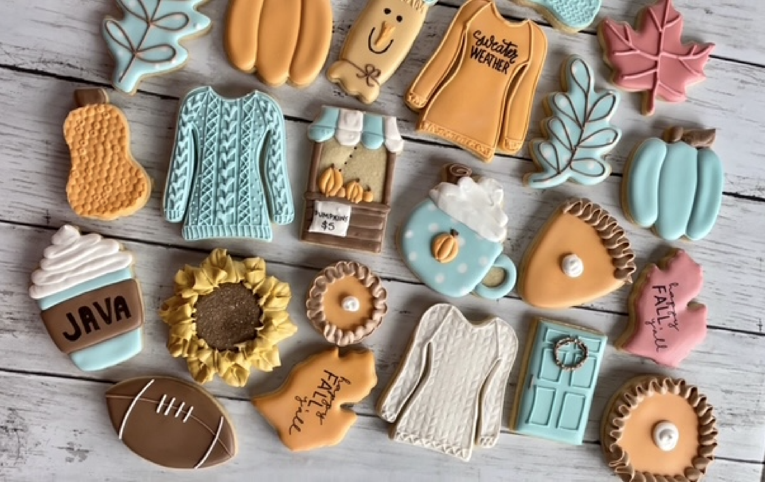 FALL COOKIE DECORATING: BY Kristel's Cookie Creations