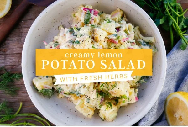 Creamy Lemon Potato Salad with Fresh Herbs — Acorn Farm