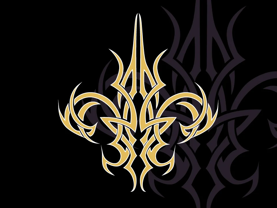 Tribal Fleur de Lis