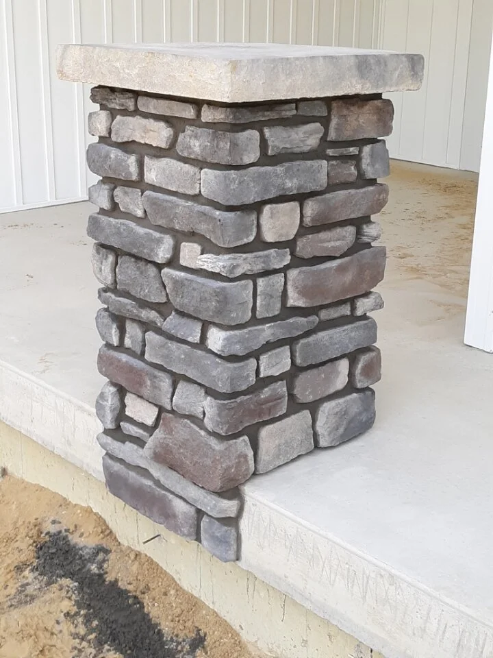 Examples of Stone Columns — American Classic Roofing & Building Supply