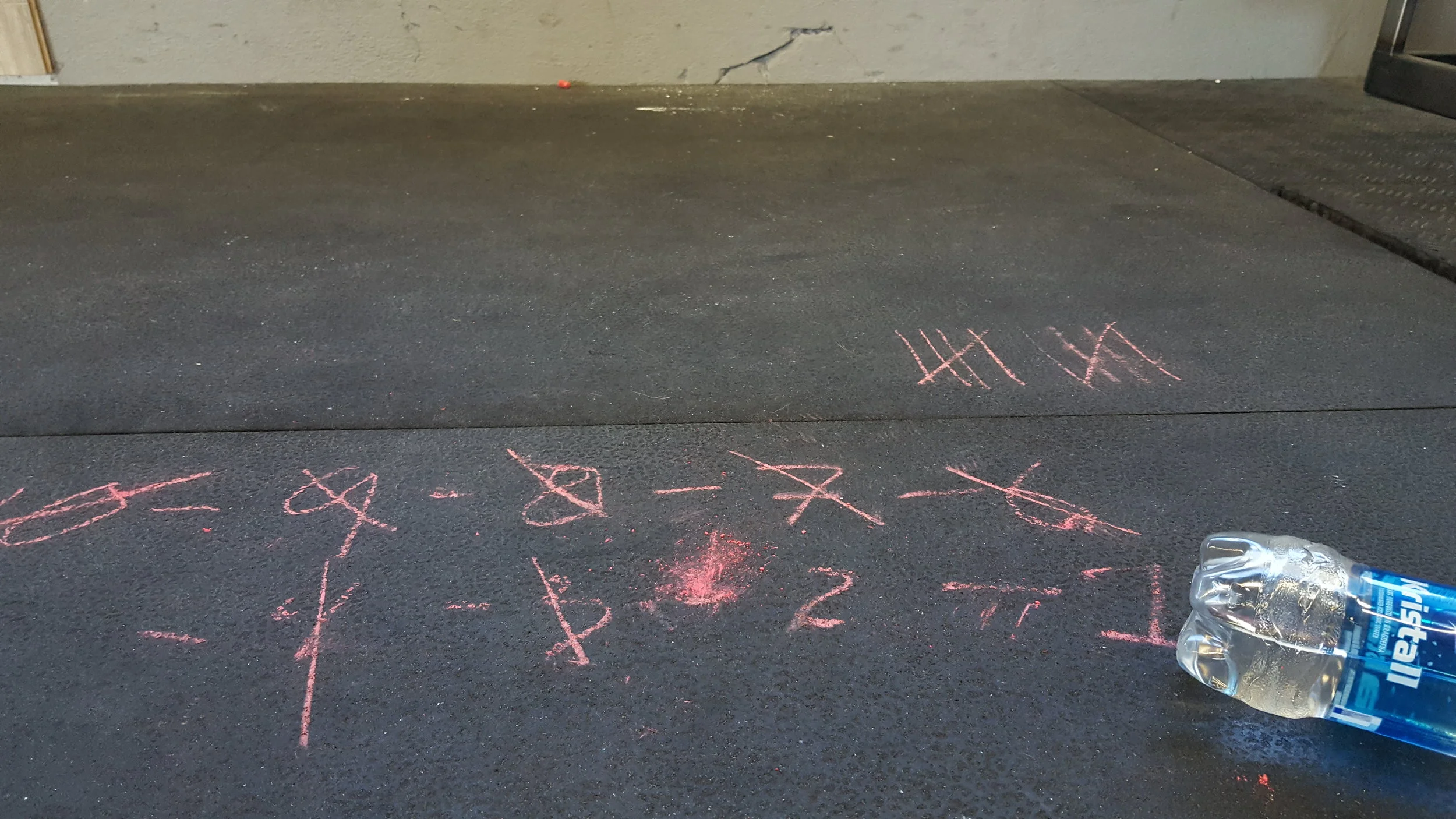 Picture 16 Chalk on the floor. AAAAAAHHHHHH!!!!!