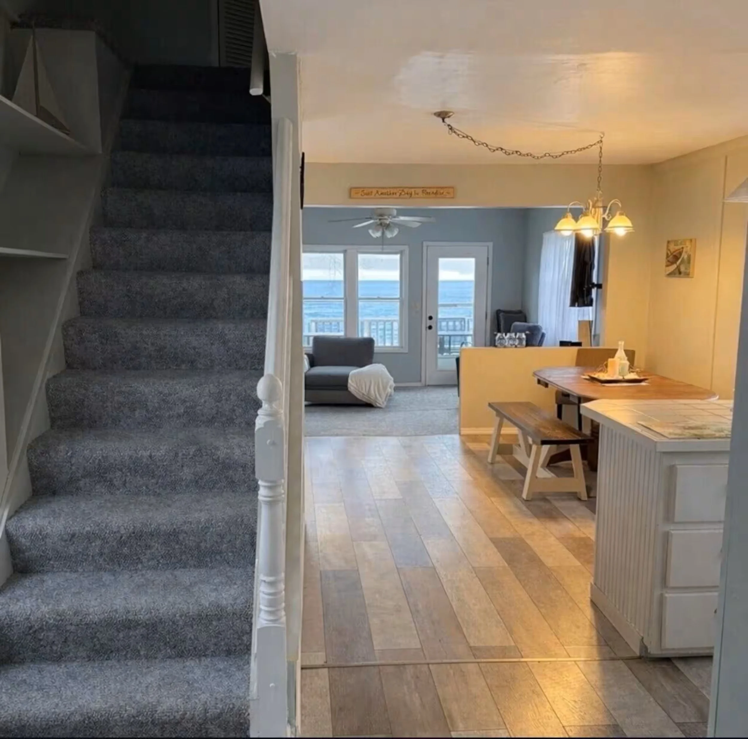 Entry way view of the downstairs