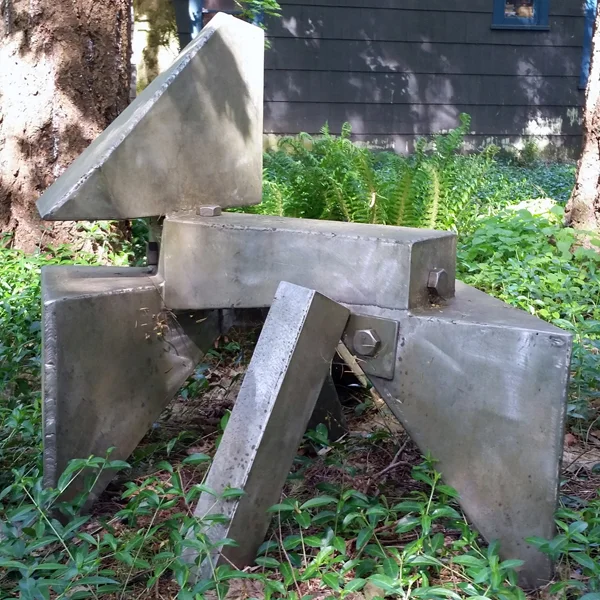 Study for the Richmond Museum Stainless steel, 32" x 45" x 45"
