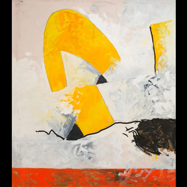 One Oil on canvas, 2014, 68" x 60"