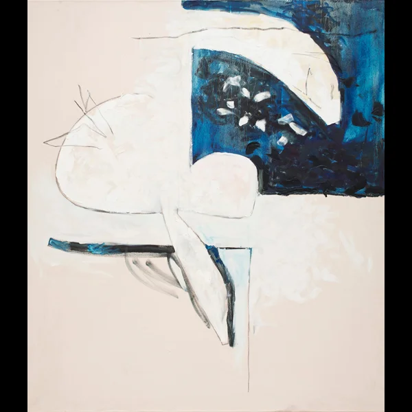 Two Oil on canvas, 2014, 68" x 60"