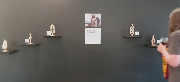 Anatolia sculptures installed at the Bend Art Center.
