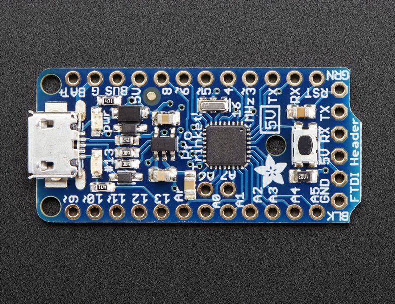 The New Adafruit Pro Trinket (3V) Micro controller being used for this project