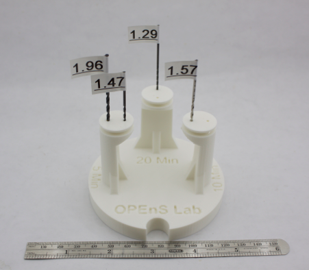 Printed Rain Gauge Calibrator