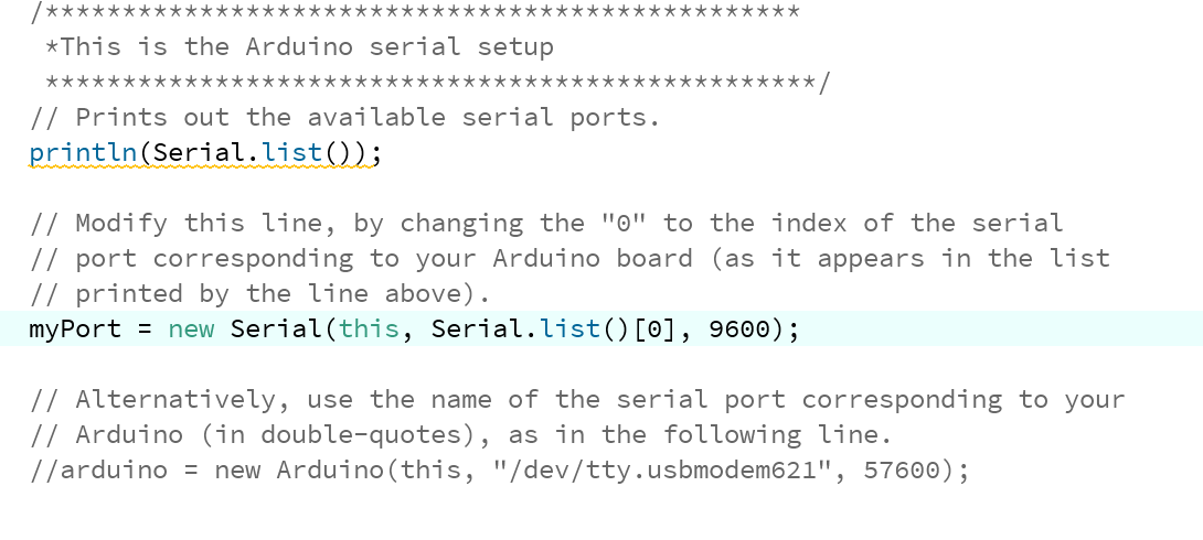 Port located at index 0