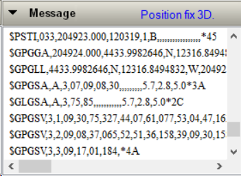 A 3D Position Fix in GNSS Viewer