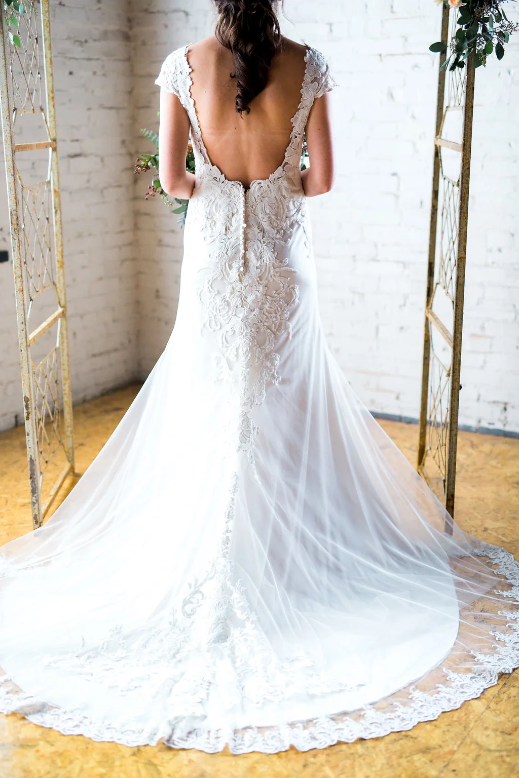 Gown: Lillian West via White Traditions Bridal House
