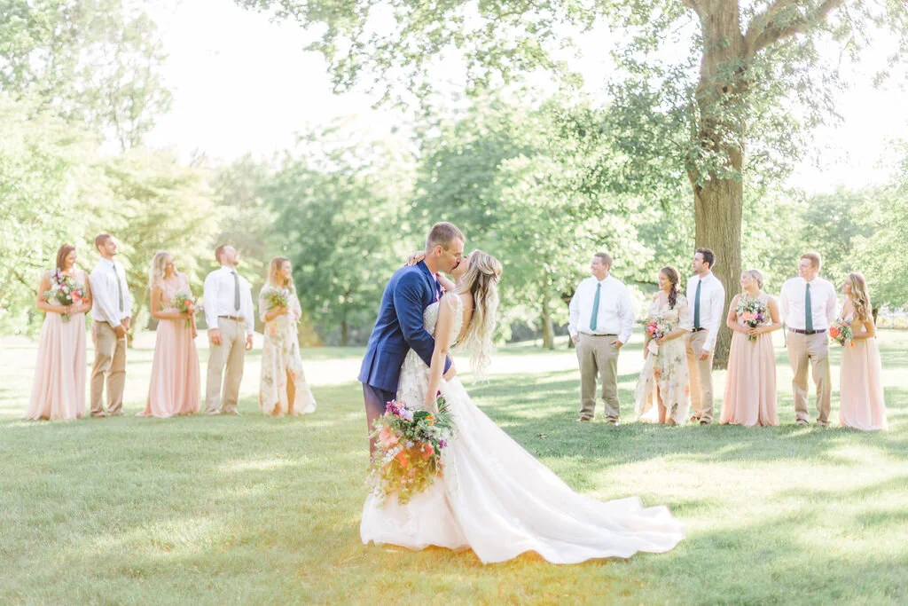 A Colorful Backyard Wedding - Kelsey and Kyle