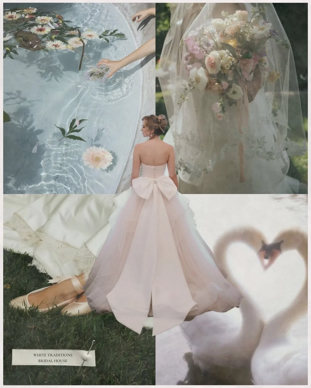 Every gown tells a story&mdash;and the feeling around it is just as important as the dress itself.🦢

From candlelit garden dinners and floating florals to soft swan lakes and romantic textures, these are the moods that inspired some of the gowns you