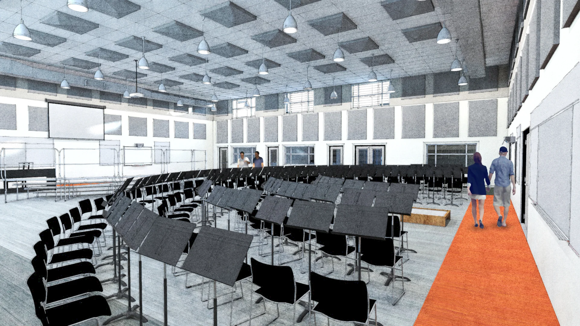 Schematic Band/Music Rendering