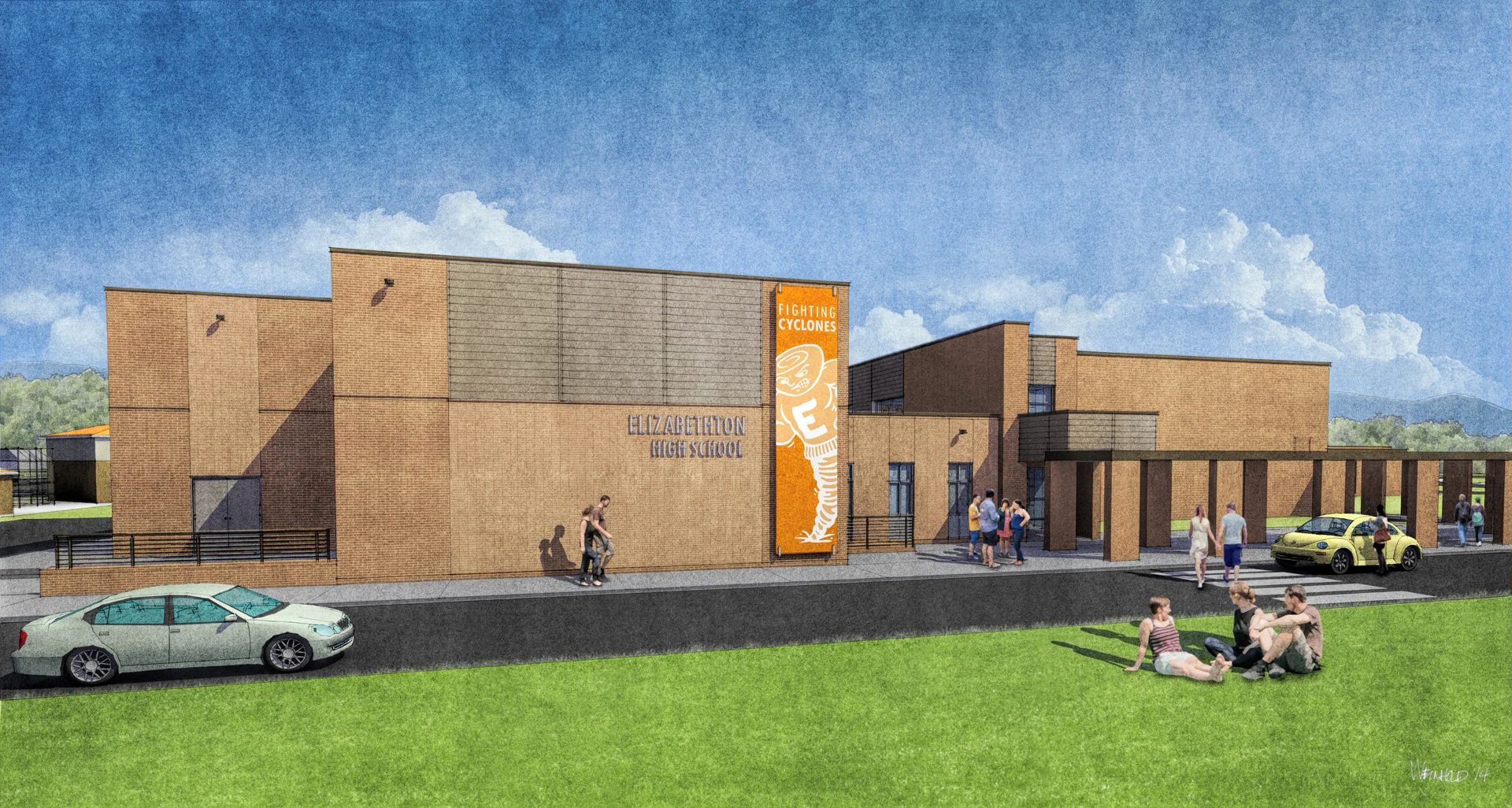 Schematic Exterior Rendering