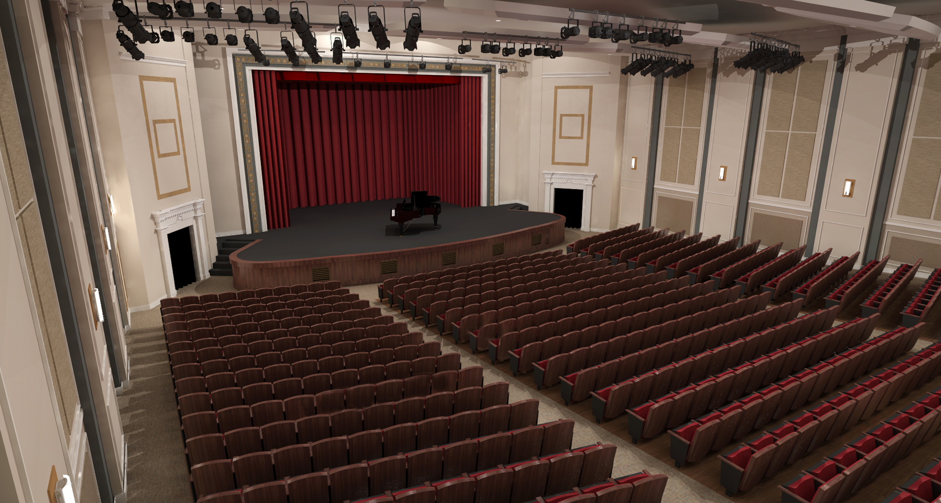 Schematic Interior Rendering