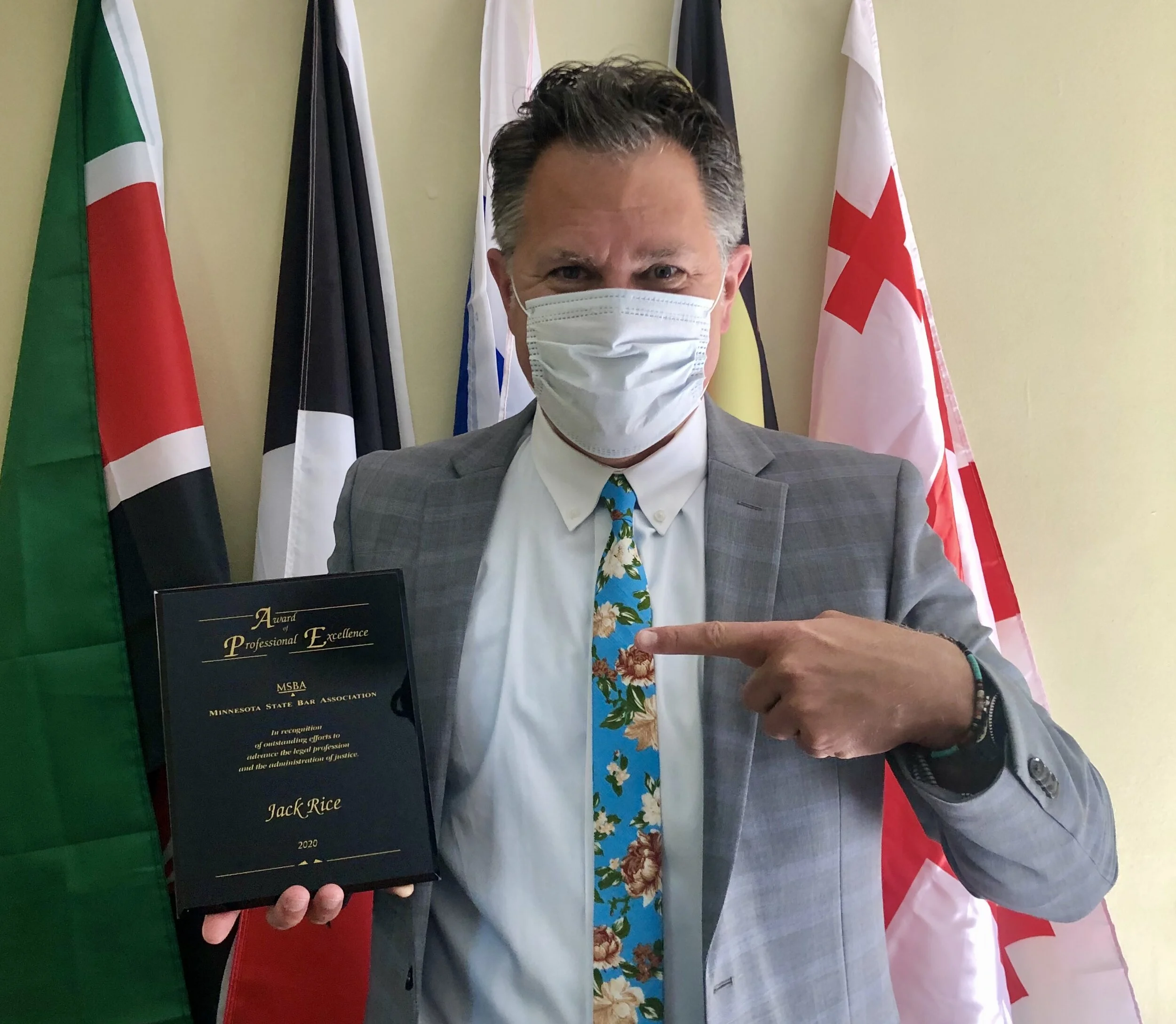 Jack has received the 2020 Award for Professional Excellence from the MSBA.