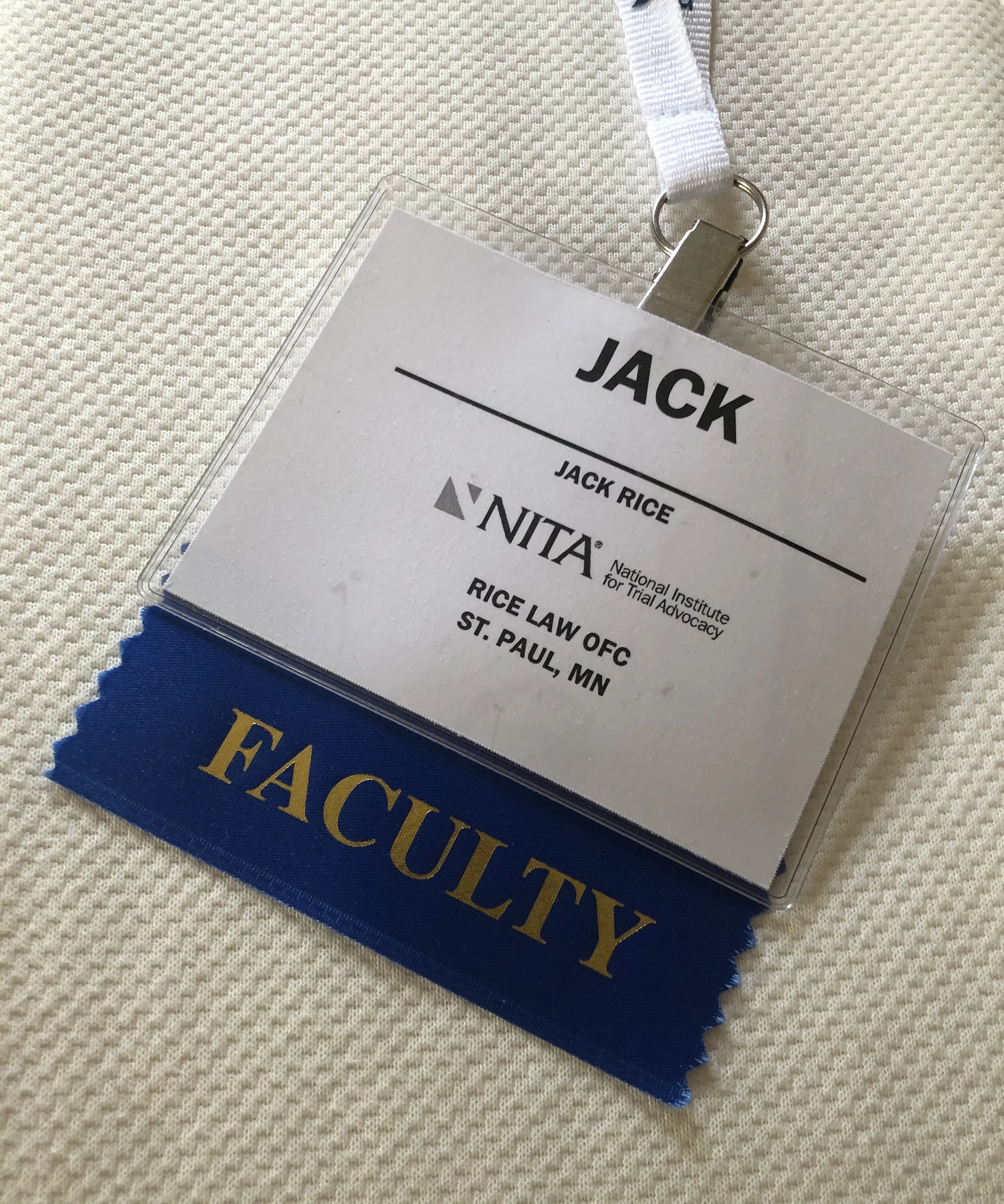 A Trial Advocacy Program Director