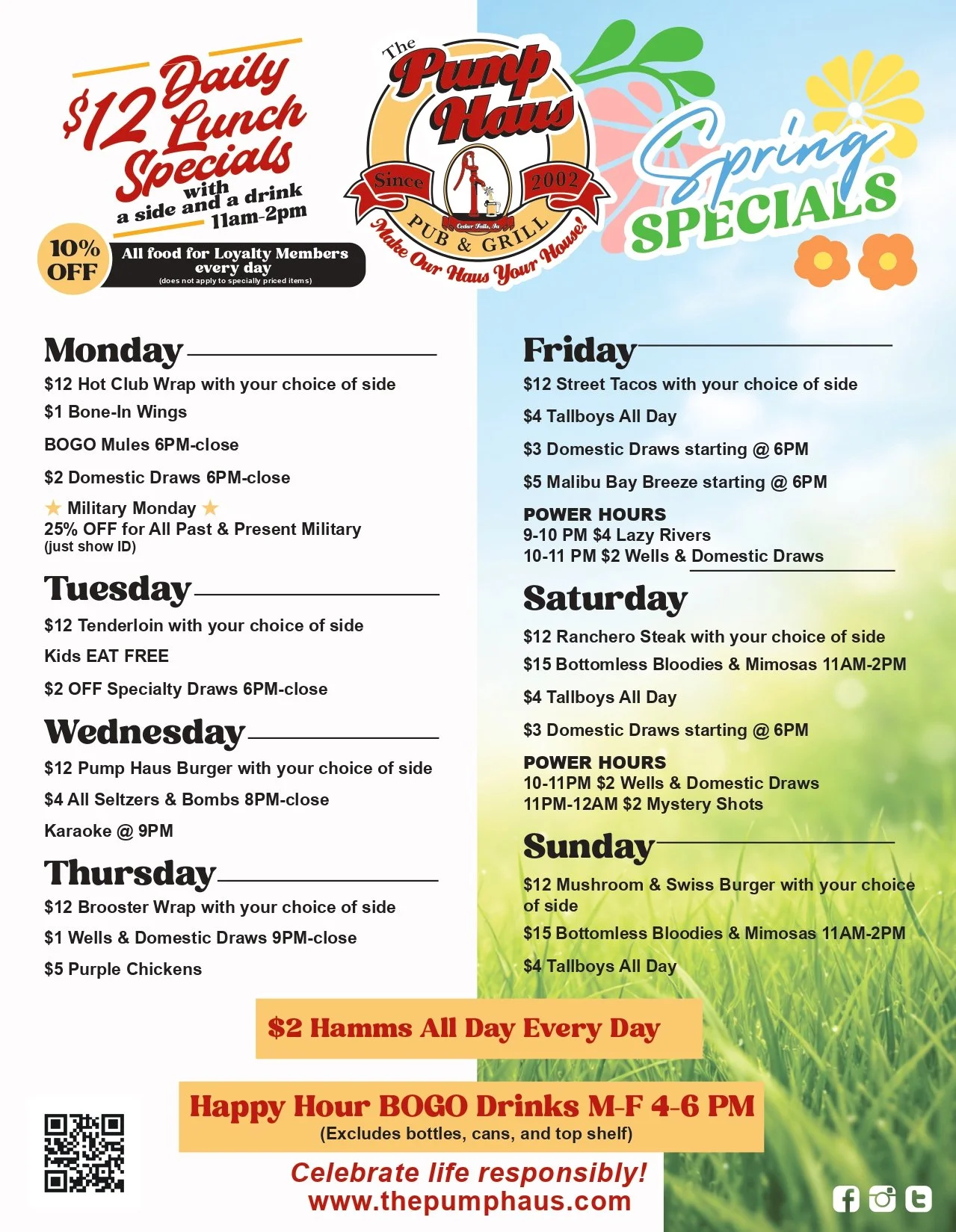 Spring Specials