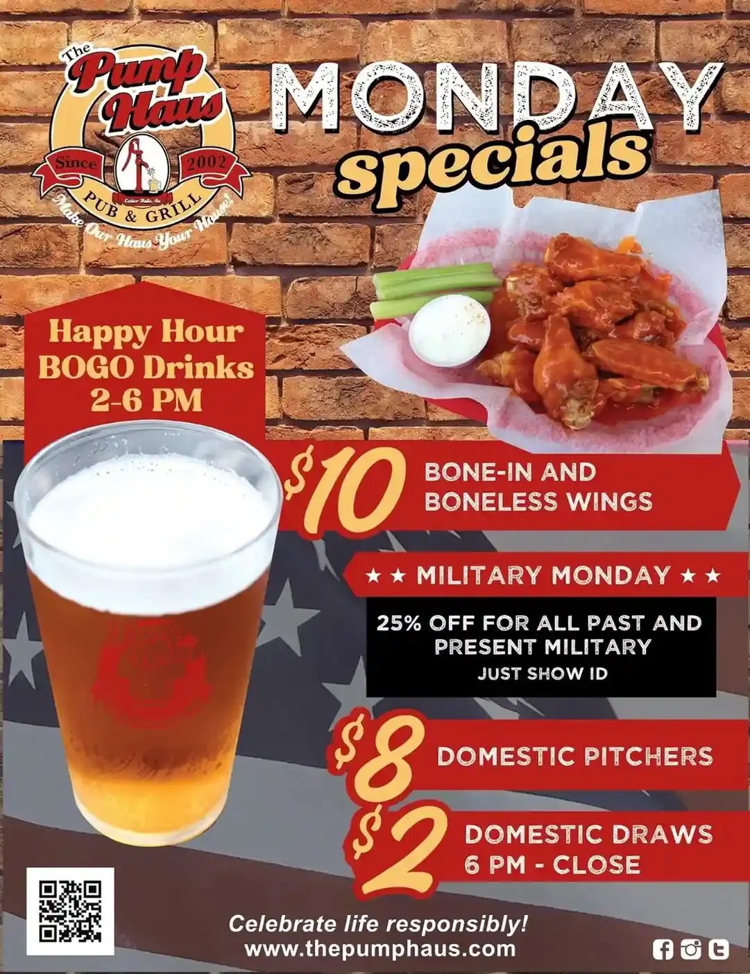 Monday Specials