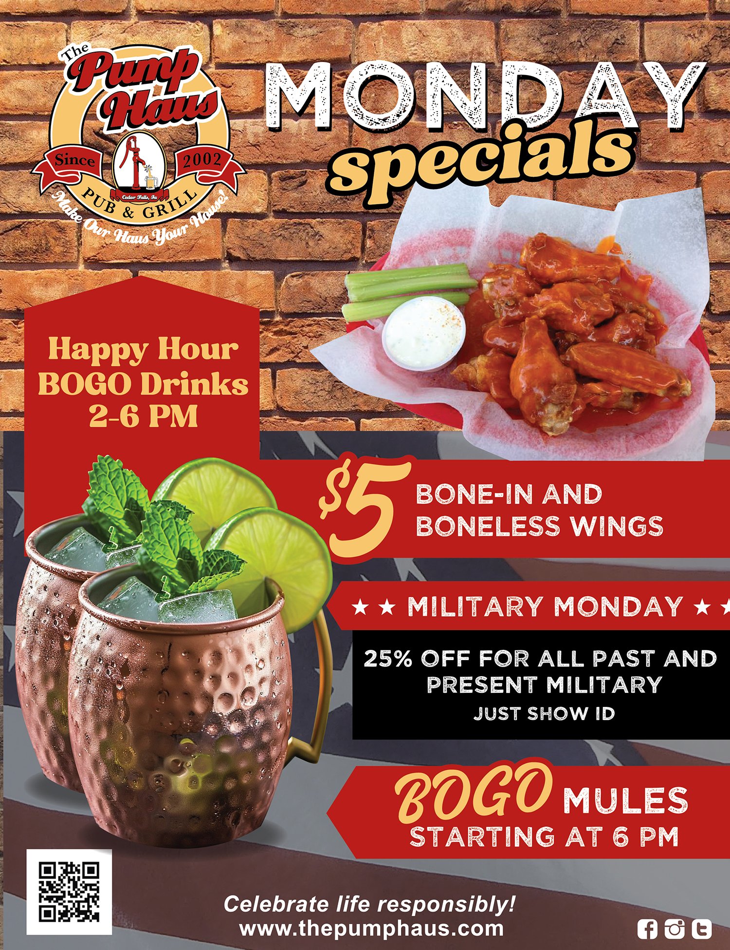 Monday Specials