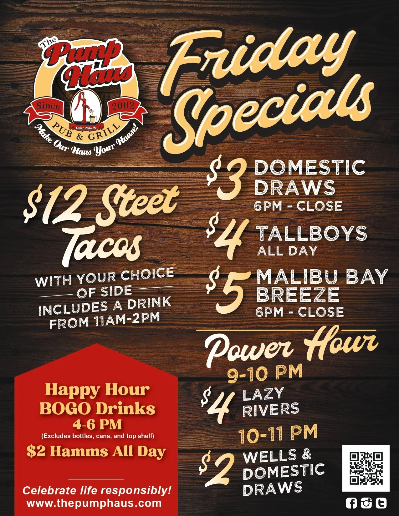 Friday Specials