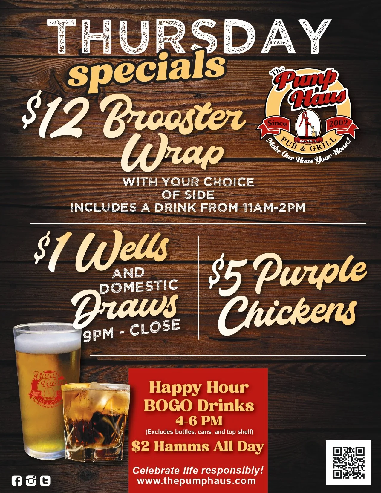 Thursday Specials