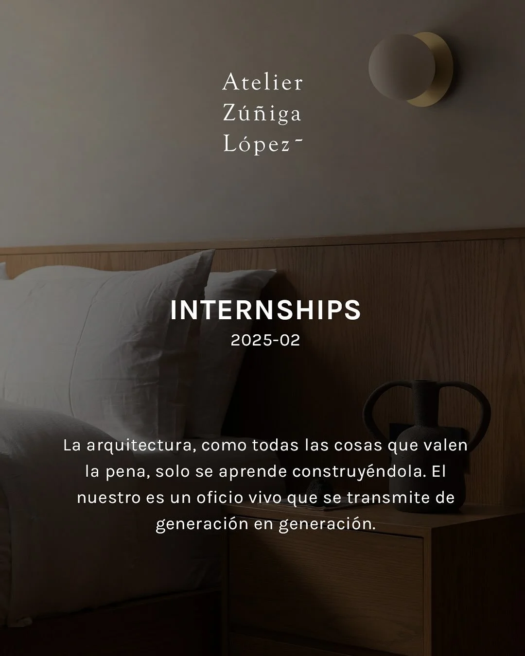 En Atelier Z&uacute;&ntilde;iga L&oacute;pez, nuestro programa de internships ofrece a estudiantes y reci&eacute;n egresados la oportunidad de desarrollar habilidades pr&aacute;cticas en un entorno profesional de alto rendimiento. Durante 6 meses, lo