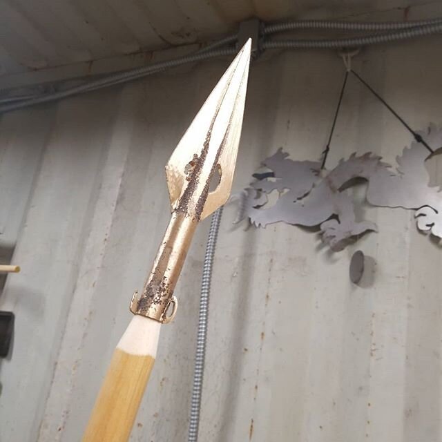 Spear head coming along