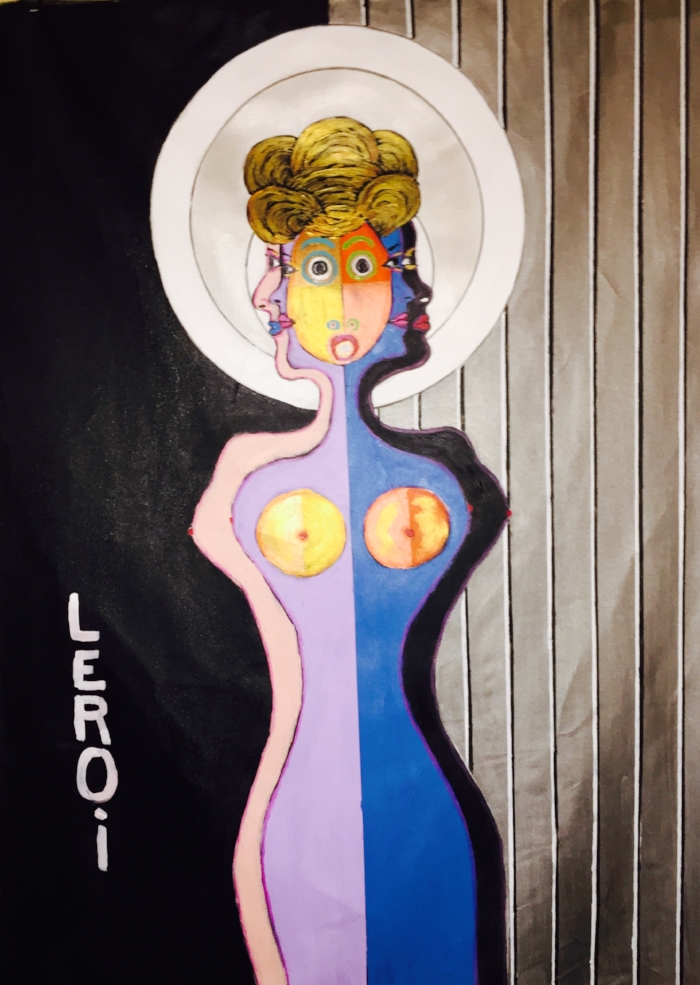  Untitled  71" x 52" Oil and Acrylic on Canvas  2016 