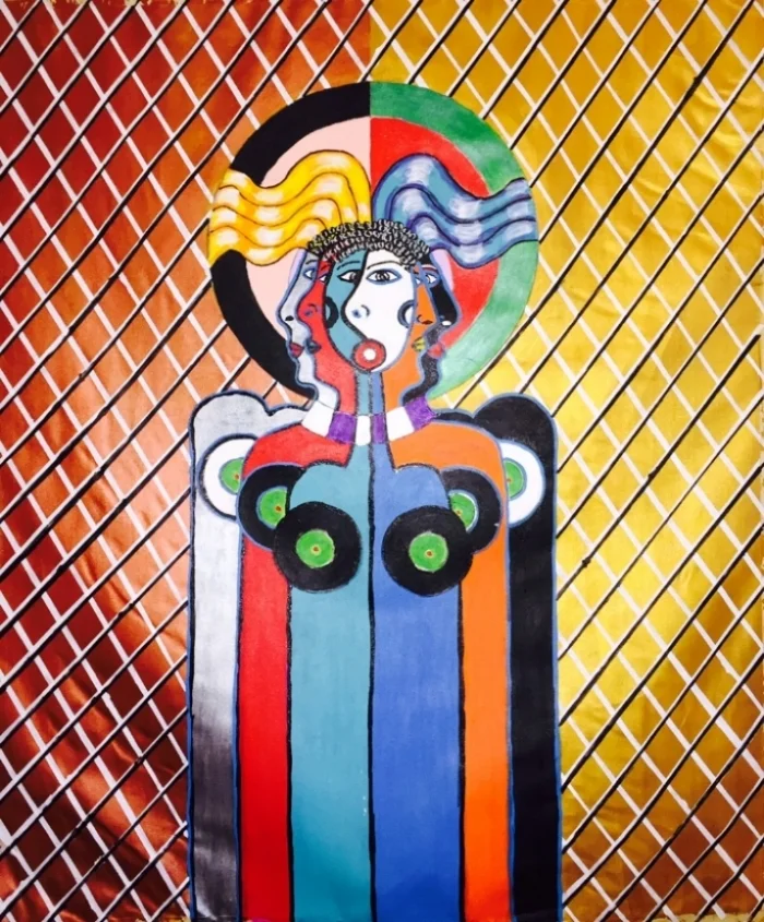  Untitled  54"x 46" Acrylic on Canvas  2016 